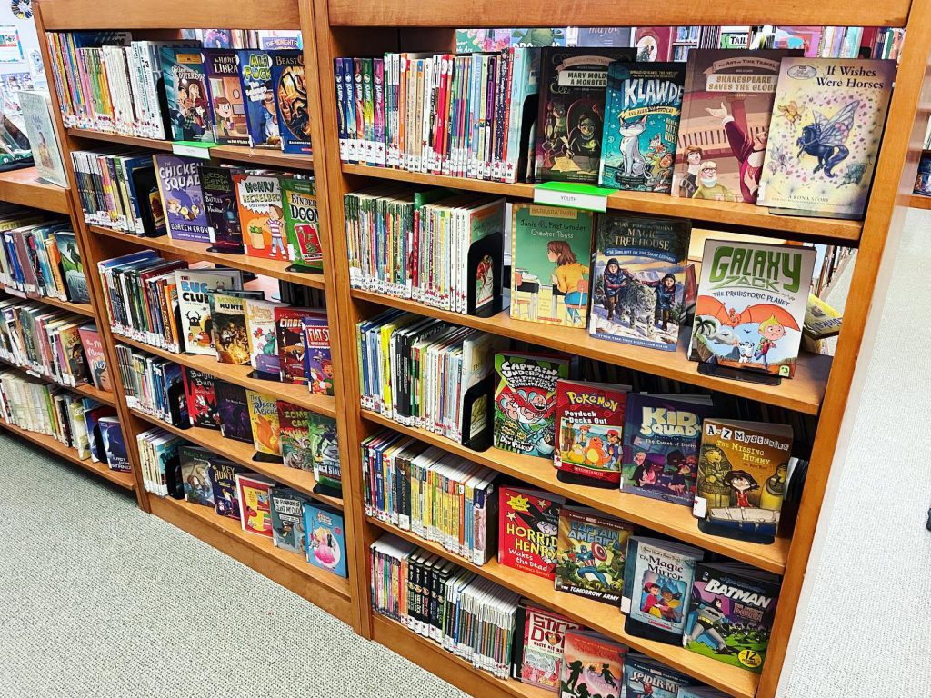 Our new Youth section features easy chapter books for those young readers transitioning from picture books.